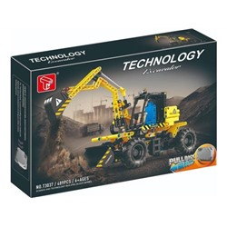 Конструктор TGL 489 дет. Excavator (инерционный, пластик, в коробке, от 6 лет) T3037TGL, (Huada Toy Co.,Ltd)