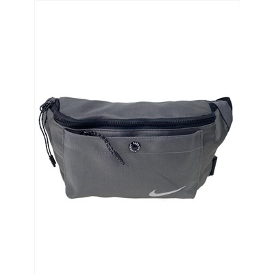 Мужская поясная сумка из текстиля, цвет серый