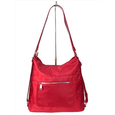 Женская сумка из водонепромокаемой ткани, цвет красный