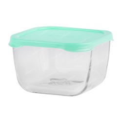 Контейнер Snow Box 250мл с зеленой пластиковой крышкой, без упаковки (уп.24)