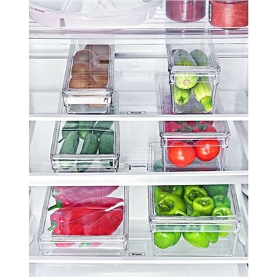 Органайзер для холодильника EmHouse, плоский, с крышкой, размер Maxi