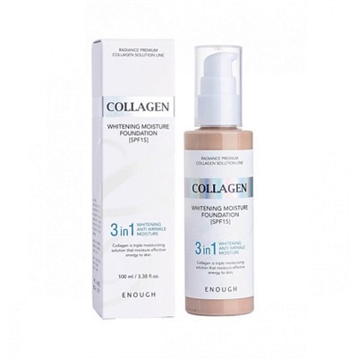 Тональный крем с коллагеном SPF 15 тон 13 COLLAGEN 3 in 1, 100ml