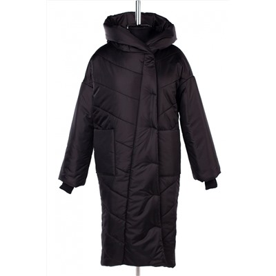 05-1872 Куртка женская зимняя (синтепон 300) Плащевка черный