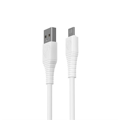 BY Кабель для зарядки Классик Micro USB, 1м, 3A, белый