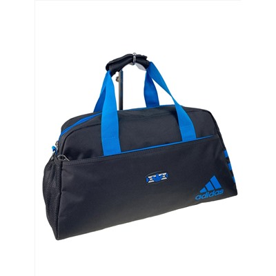 Дорожная сумка из текстиля, цвет черный с синим