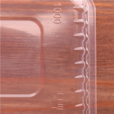 Контейнер пластиковый одноразовый «Южуралпак», КР-179, 1000 мл, 17,9×13,2×7 см, цвет прозрачный