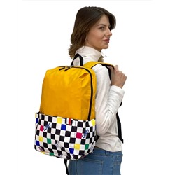 Молодежный рюкзак из текстиля, мультицвет