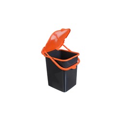 Контейнер для мусора 18л ПУРО Оранжевый (8шт)
