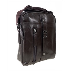 Мужская деловая сумка из искусственной кожи, коричневый цвет