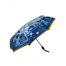 Зонт женский-автомат с принтом, мультицвет