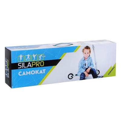 SILAPRO Самокат 3-х колес., колеса ПВХ свет, железо, до 50кг, 3 цвета