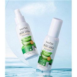 Увлажняющий спрей для лица с экстрактом алоэ Sadoer Aloe Vera Refreshing Hydrating Face Spray 100мл