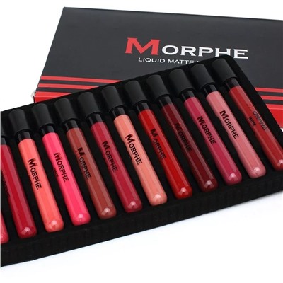 Помада жидкая матовая MORPHE Matte Lipstick (12шт)