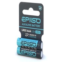 Элемент питания EPILSO LR03/AAA 2 Shrink Card 1.5V (60/720) EPB-LR03-2SC EPILSO {Китай}