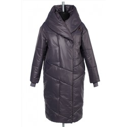 05-1838 Куртка женская зимняя (синтепон 300) Плащевка Серо-фиолетовый