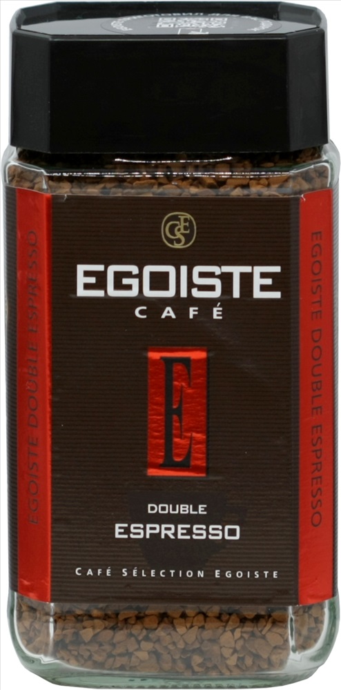 Кофе egoiste double espresso. Дабл эспрессо.