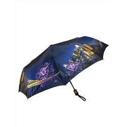 Женский зонт полуавтомат с принтом, мультицвет