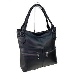 Женская сумка из искусственной кожи, цвет черный