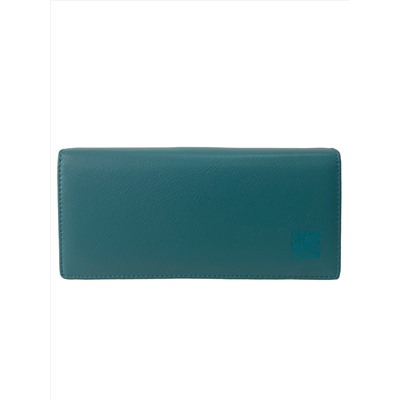 Женское портмоне из мягкой искусственной кожи, цвет зеленый