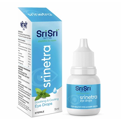 Капли для глаз Шринетра (Sri Sri Srinetra Eye Drops), 5мл