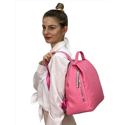 Женский рюкзак из искусственной кожи, цвет розовый