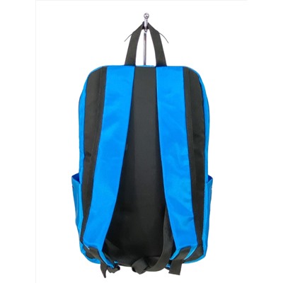 Молодежный рюкзак из текстиля, цвет голубой