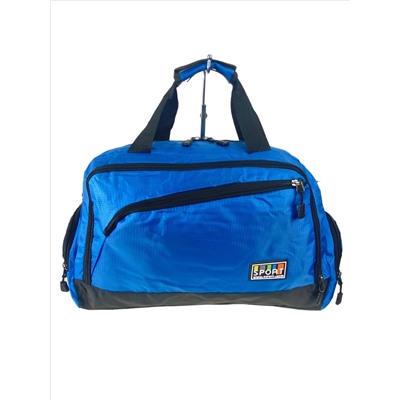 Дорожная сумка из текстиля , цвет голубой