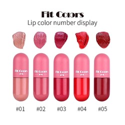 FIT COLORS Набор помад 5шт Matte Lip Gloss Sets