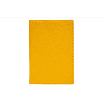Обложка на паспорт, желтая, фабричного производства