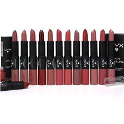 Помада-блеск матовая NYX Matte Lipgloss Lipstick 2в1 №1 (12шт)