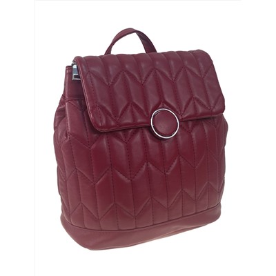 Женский рюкзак из искусственной кожи, цвет бордовый
