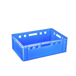 Ящик пластиковый, 207 Е2П, 60х40х20см, синий
