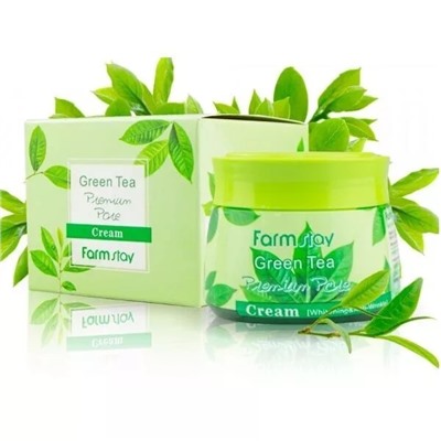 Крем для лица FarmStay Green Tea Premium Pore 70g.