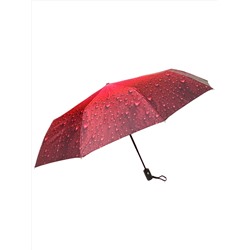 Женский зонт автомат, цвет темно красный