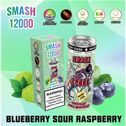 SMASH 12000 затяжек BLUEBERRY SOUR RASPBERRY, 2%