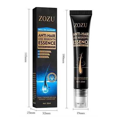 Сыворотка для укрепления и роста волос Zozu Anti-Hair Loss Regrowth Essence 20мл