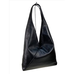 Женская сумка шоппер из искусственной кожи, цвет черный