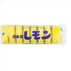 Душистое туалетное мыло "Kaneyo Lemon" с маслом лимона (для лица и тела) / кусок 45 г х 8 шт.