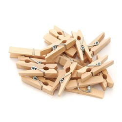 Прищепки деревянные набор 36шт (цена за набор) (уп.66/2376)