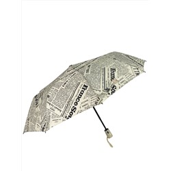 Зонт-полуавтомат женский с принтом, мультицвет