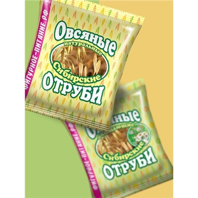 Отруби Сибирские ОВСЯНЫЕ натуральные, 200 г