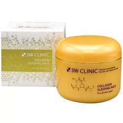 Укрепляющая ночная маска с коллагеном 3W CLINIC Collagen Sleeping Pack 100 мл