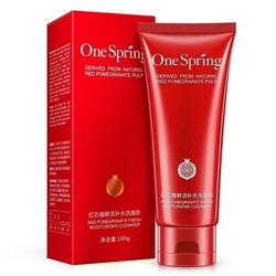 Пенка для умывания One Spring Red Pomegranate  с экстрактом граната