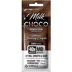 SolBianca Choco Milk 40х Крем-автозагар с маслами какао и семян дерева ши 15 мл