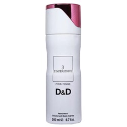 Дезодорант D&D 3 L'Imperatrice 200ml