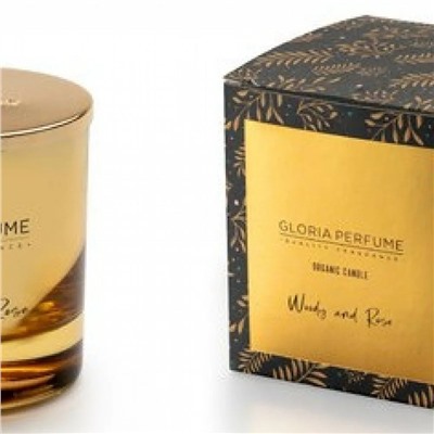 Аромасвеча Gloria Perfume "Woody and Rose" 100 мл