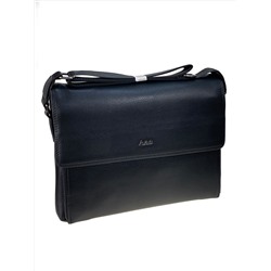 Мужская сумка-портфель из эко кожи, цвет черный