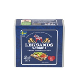 Хрустящие хлебцы Leksands® Ржаные Мини квадратики