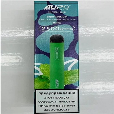 Электронная Сигарета AUPO (2500 ЗАТЯЖЕК) Мята