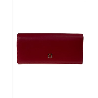Женское портмоне из искусственной кожи, цвет красный